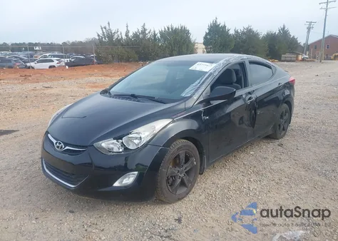 2013 Hyundai Elantra Gls z USA, uszkodzony, nr VIN 5NPDH4AE8DH407326